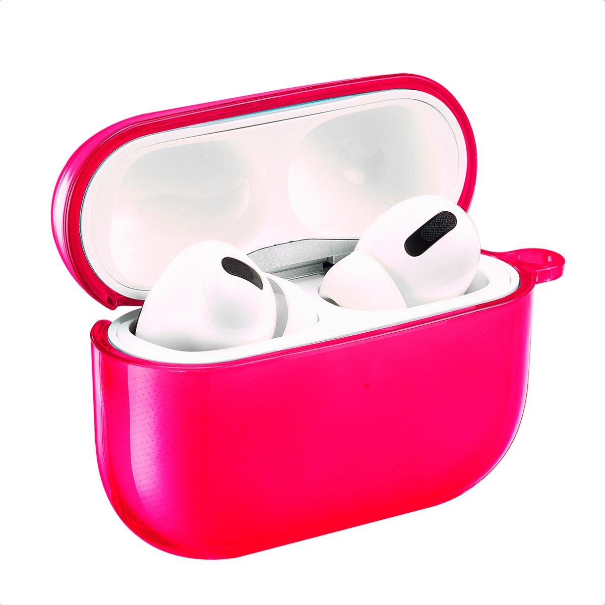imoshion Neon Case - Hoesje geschikt voor AirPods Pro - Neon Pink