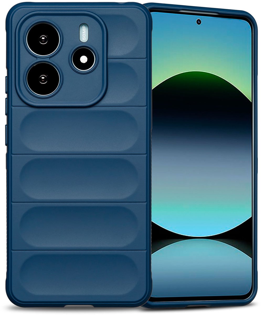 imoshion Hoesje - Geschikt voor Xiaomi Redmi Note 14 5G - EasyGrip Backcover - Donkerblauw