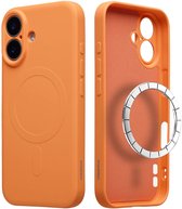 imoshion Hoesje - Geschikt voor Apple iPhone 16 - Color Backcover geschikt voor MagSafe - Oranje