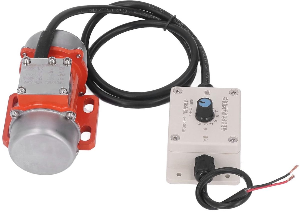 Instelbare 30W Elektrische Trilmotor met Snelheidsregelaar en Hoogfrequente Vibratie voor Beton