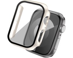 Hoesje Full Cover - Geschikt voor Apple Watch 4 / 5 / 6 / SE - 40 mm - Screen protector - Case/Cover - Sterrenlicht