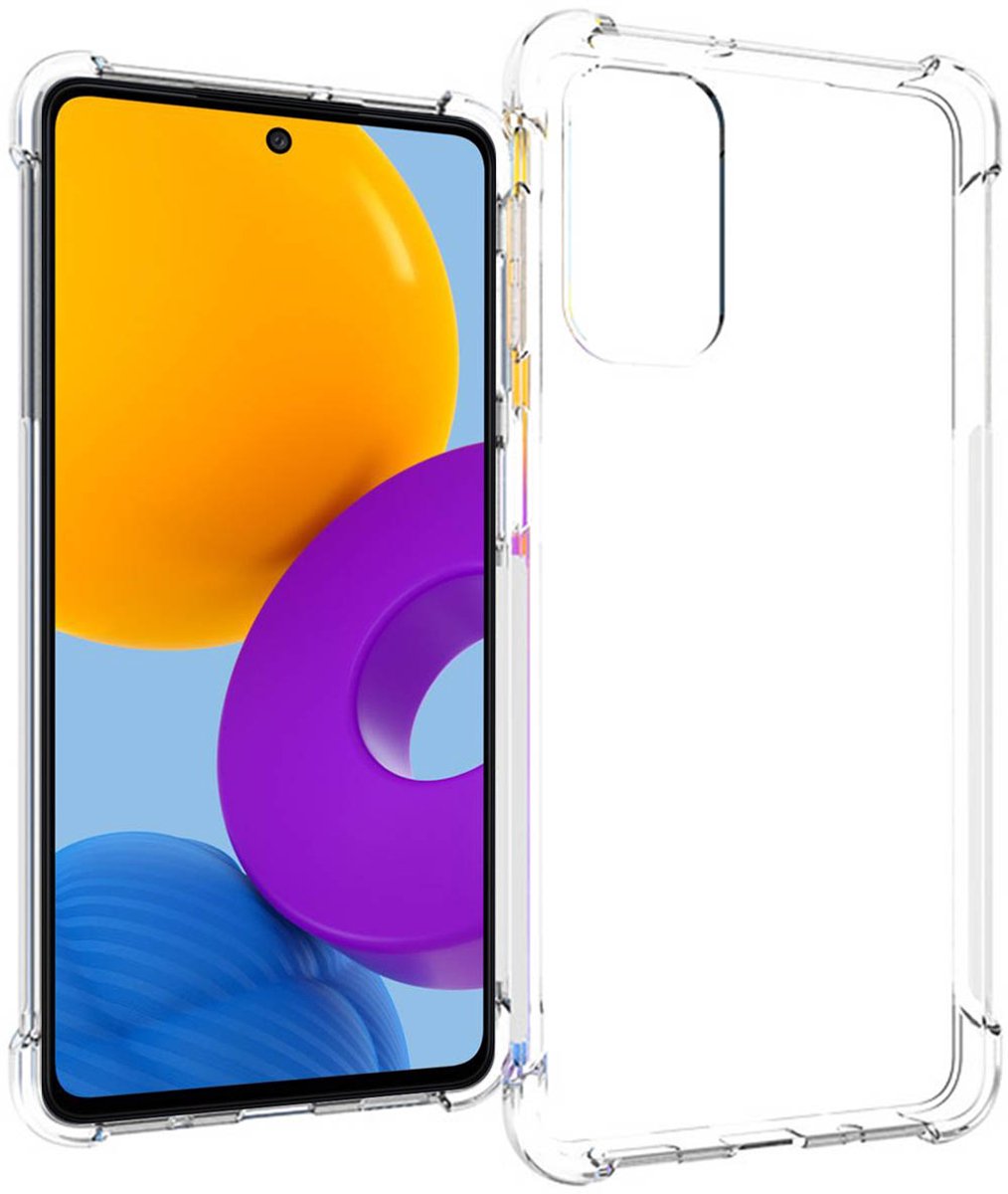 imoshion Hoesje - Geschikt voor Samsung Galaxy M52 - Shockproof Case - Transparant