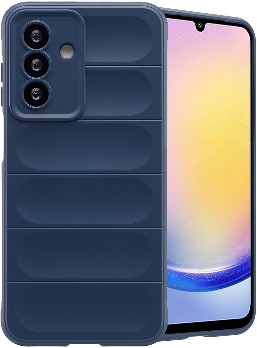 imoshion Hoesje - Geschikt voor Samsung Galaxy A26 - EasyGrip Backcover - Donkerblauw