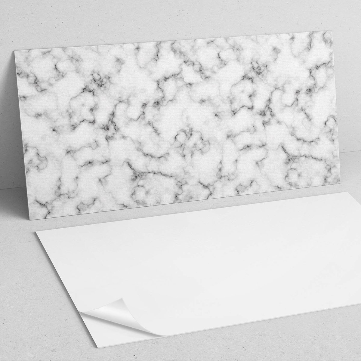 Coloray Wandpanelen Zelfklevend - Geaderd marmerpatroon PVC Wandpanelen - 120 cm x 60 cm -