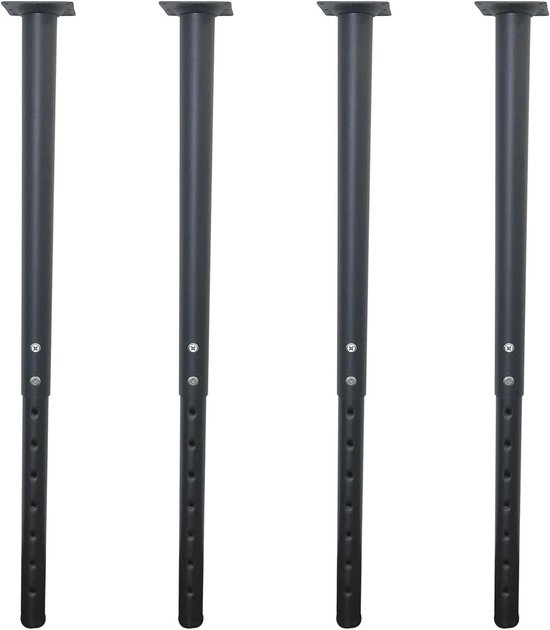 Jahof Tischbeine Metall Höhenverstellbar 60-100cm für Tischplatte Jahof Tischbeine Metall Höhenverstellbar 60-100cm für Tischplatte