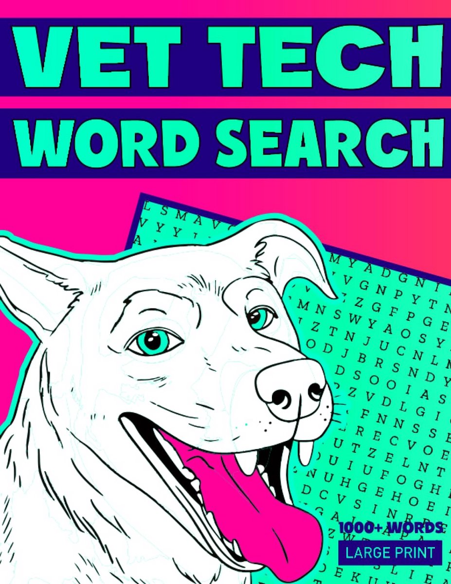 Woordzoekpuzzelboek voor Dierenartsassistenten en -technici