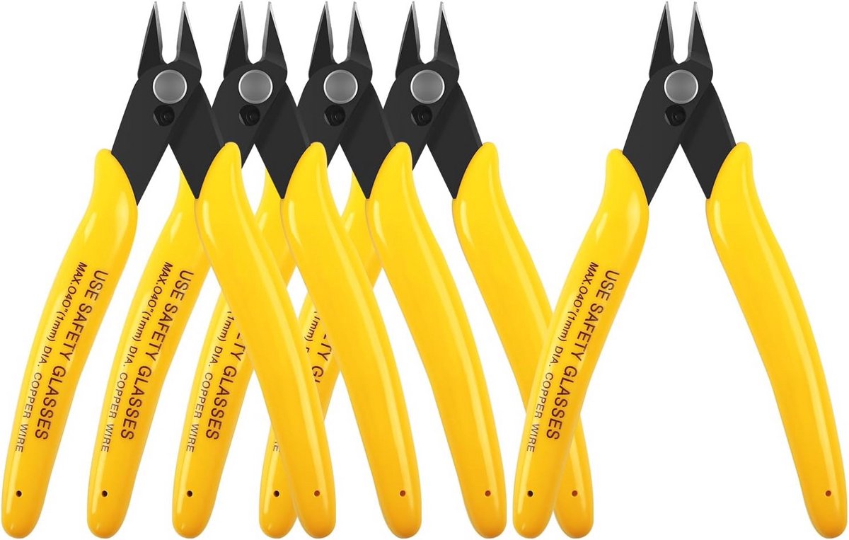 Micro Wire Cutter 5 Inch - Ideale Snijder voor Elektronica en Doe-Het-Zelf Klussen