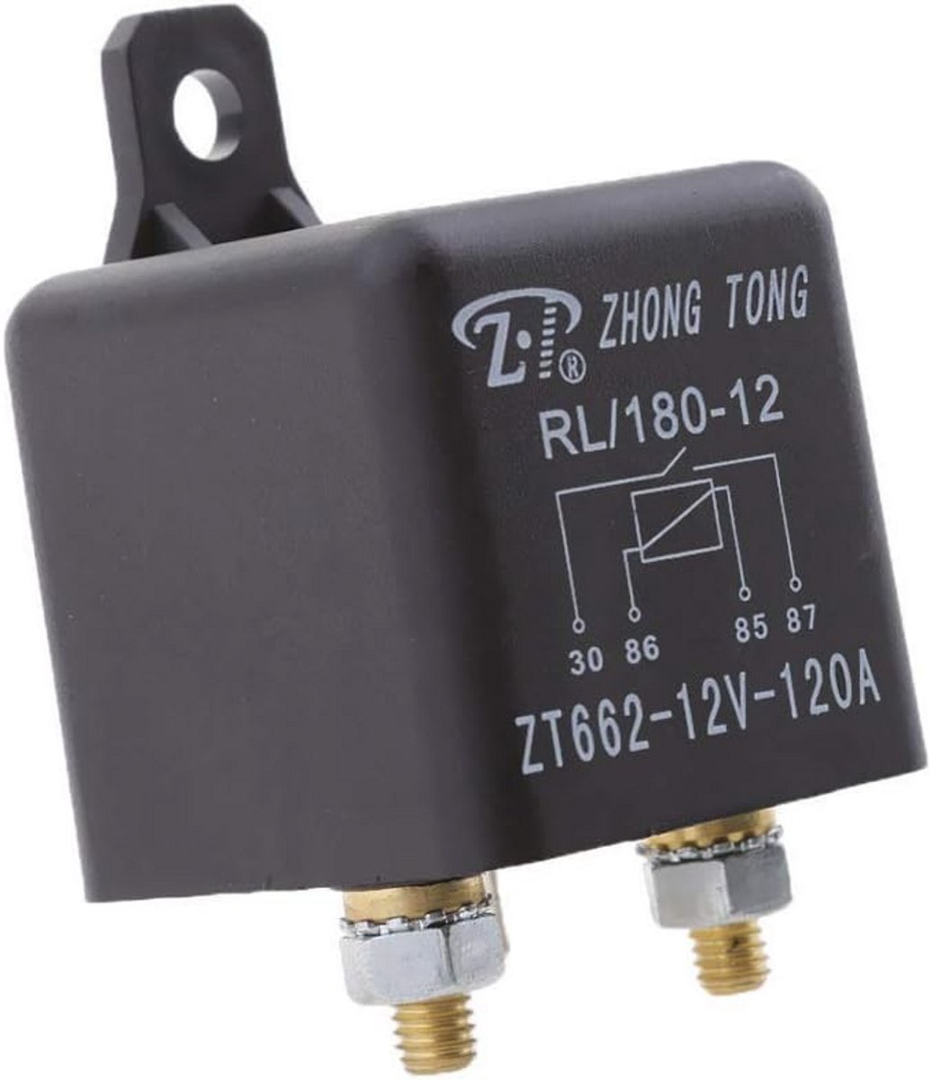 12V 120A 4-polig SPST auto relais - Schakel- en wisselrelais voor motorfiets en boot