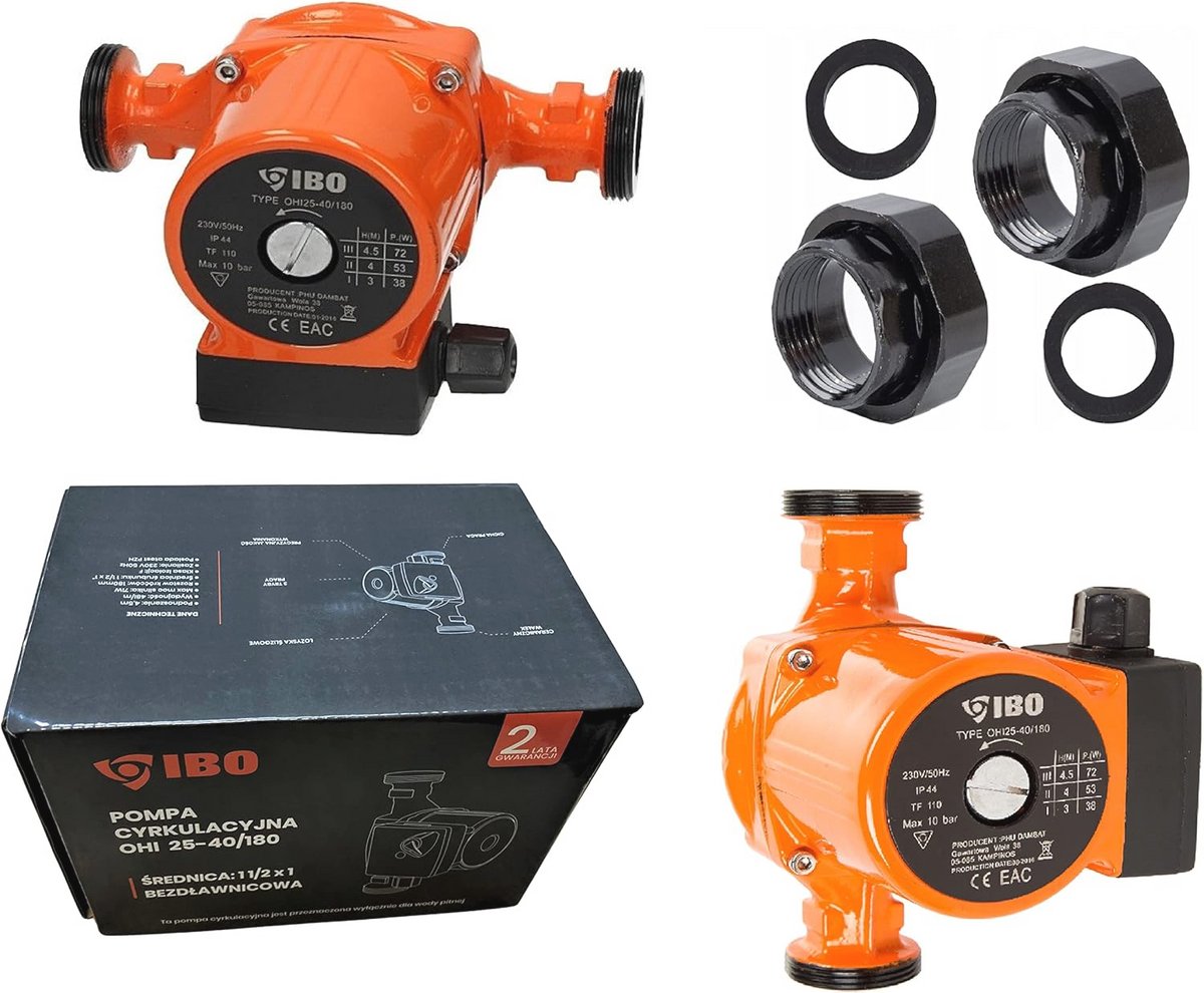 Circulatiepomp Verwarmingspomp 25-40/180 - Efficiënte Opwarming en Water Circulatie