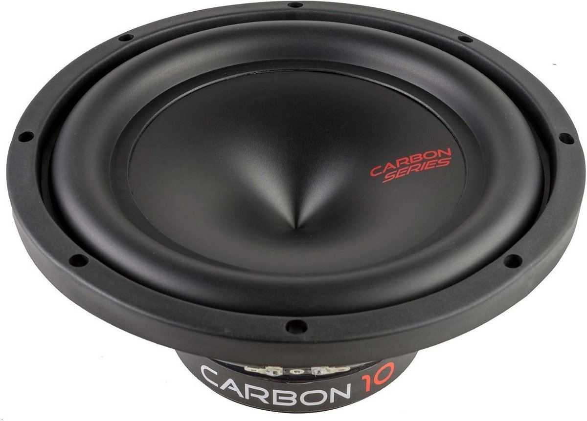 Krachtige Auto Subwoofer 25 cm, 350 Watt Koolstofvezel Membraan