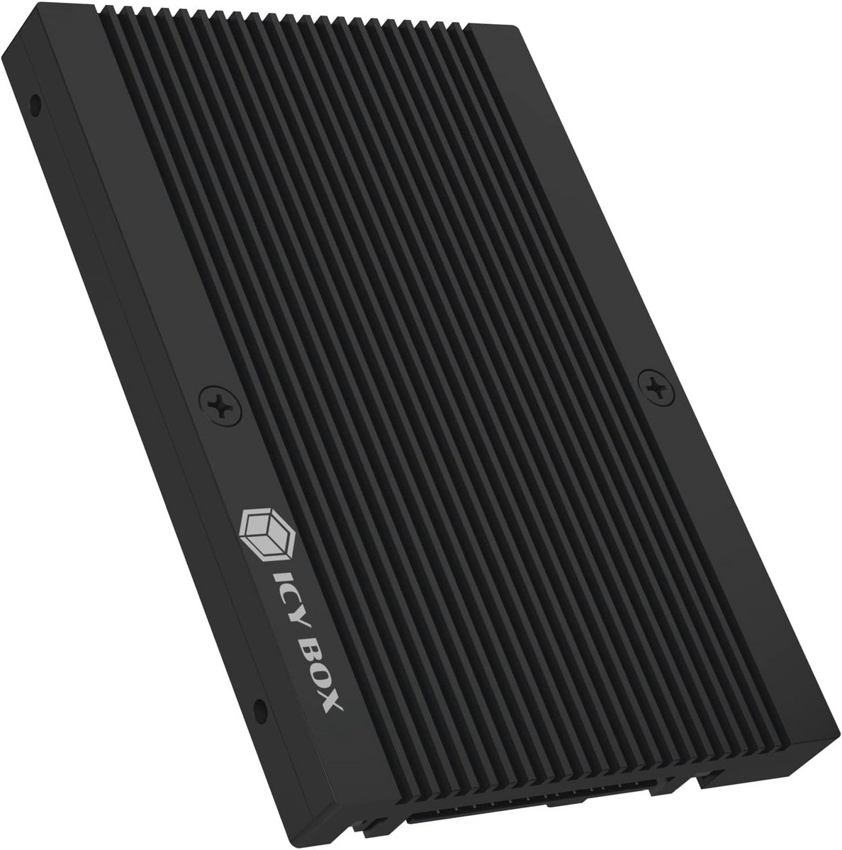 M.2 naar U.2 adapter 2,5 inch voor NVMe SSD met koelribben en aluminium behuizing
