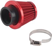Universeel 38mm Luchtinlaatfilter Rood - High-Flow Voor Off-Road Motorfiets, ATV, Quad & Dirt Bike