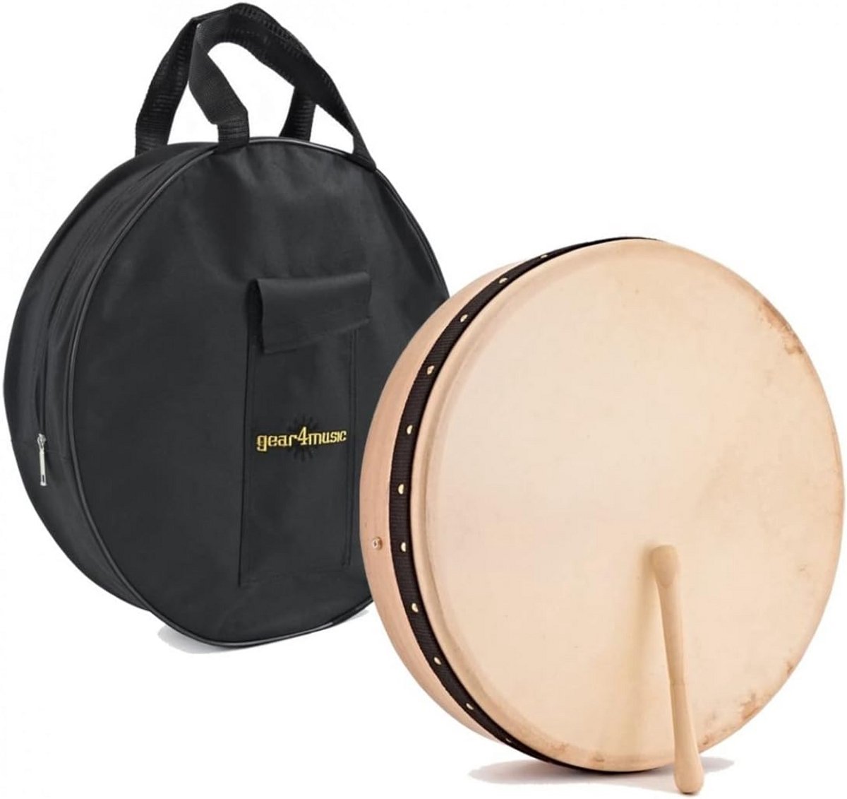 Ierse Bodhran Trommel 18 Inch - Incl. Tas en Slaghout