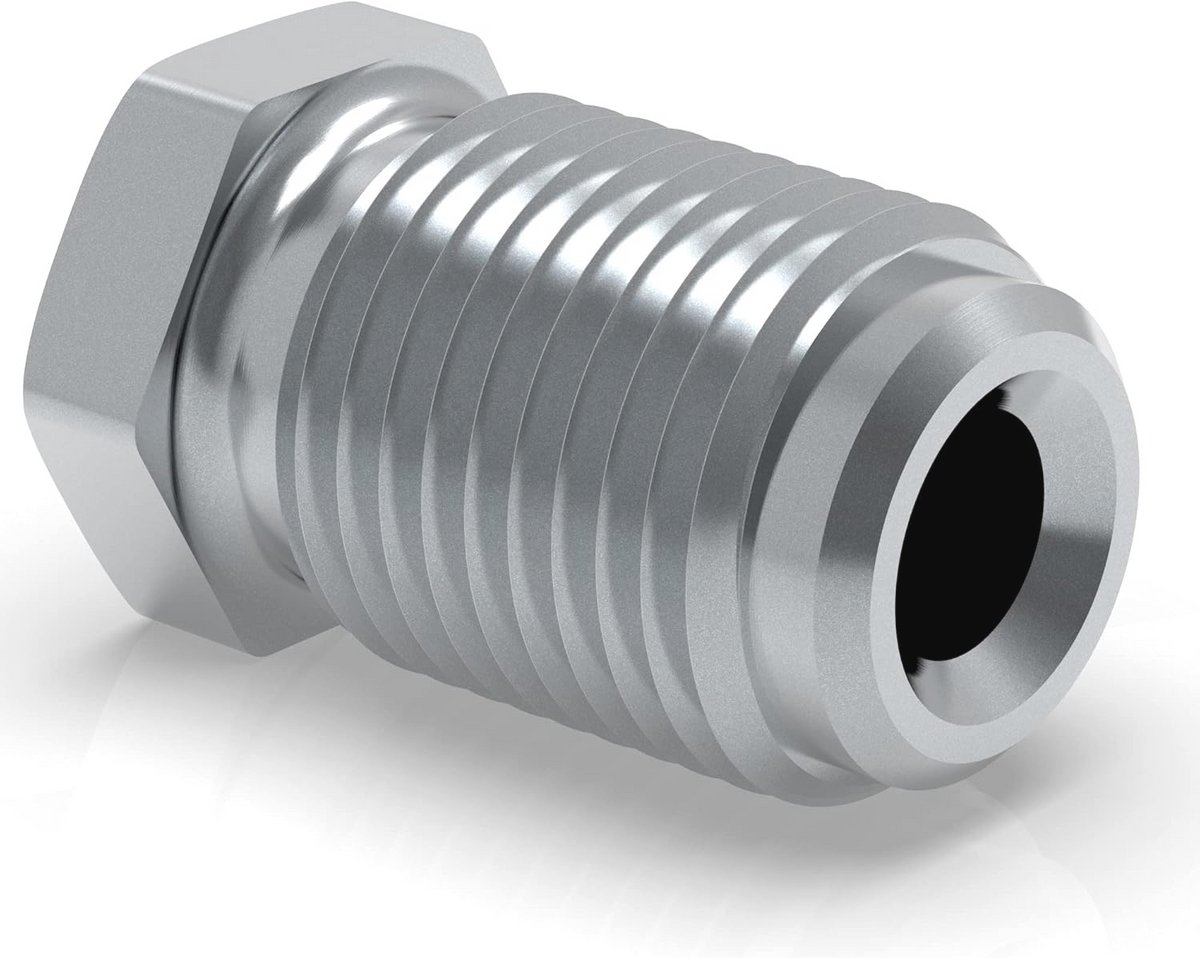 20 x M12 x 1 Schroefverbinding voor Remleiding 4,75 mm Flens F type B - Professionele Connector DIN/ISO 1651