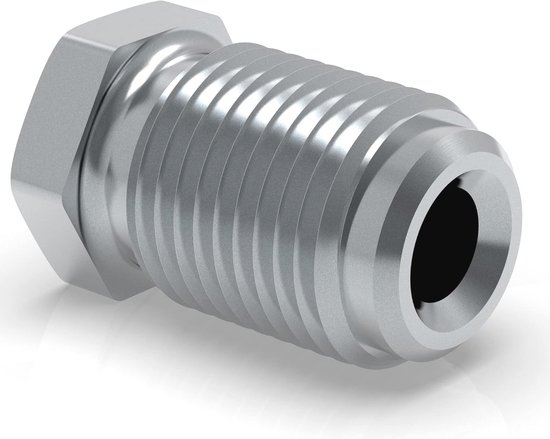 10x Universele Remleiding Connector – Voor 4,75 Mm (3/16″) Remleiding – Zonder Flaren – Geschikt Voor BMW, Ford, Mercedes E.a.
