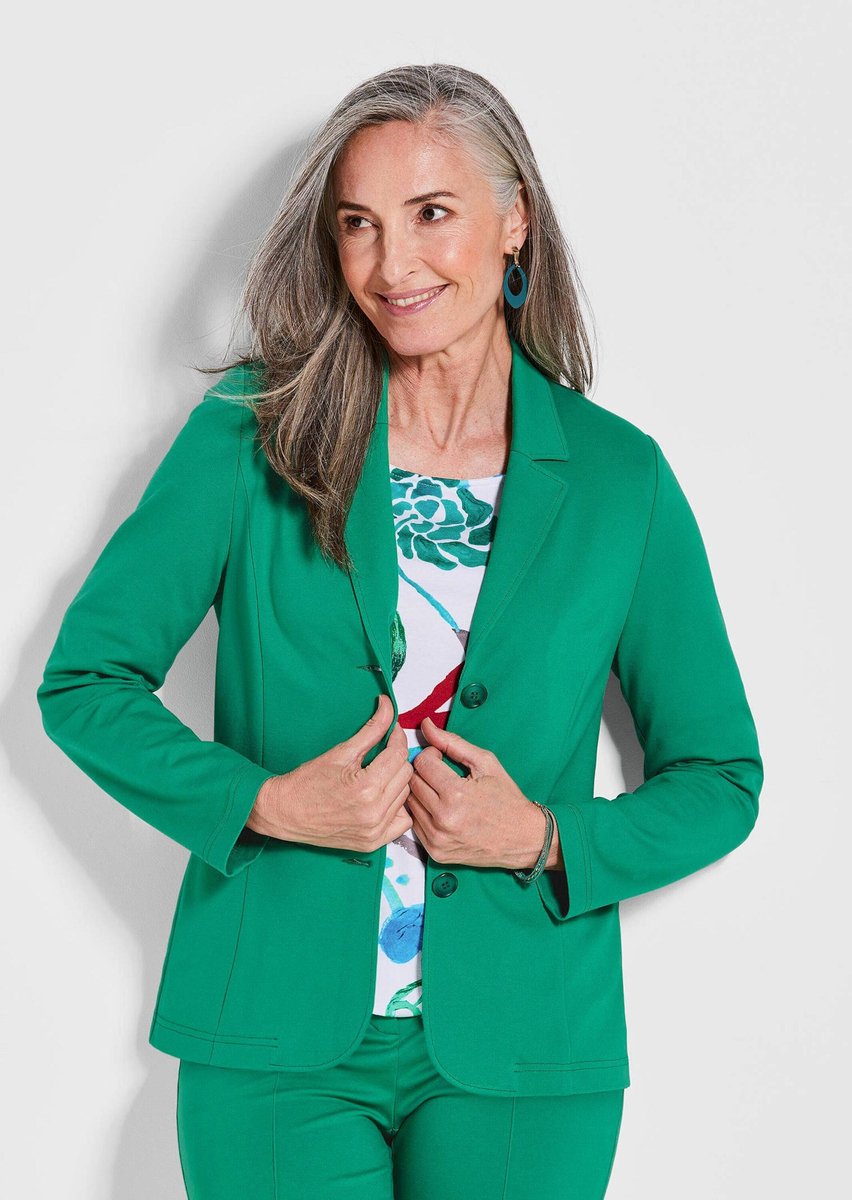 Goldner Blazer Elegante damesjas van stretchjersey