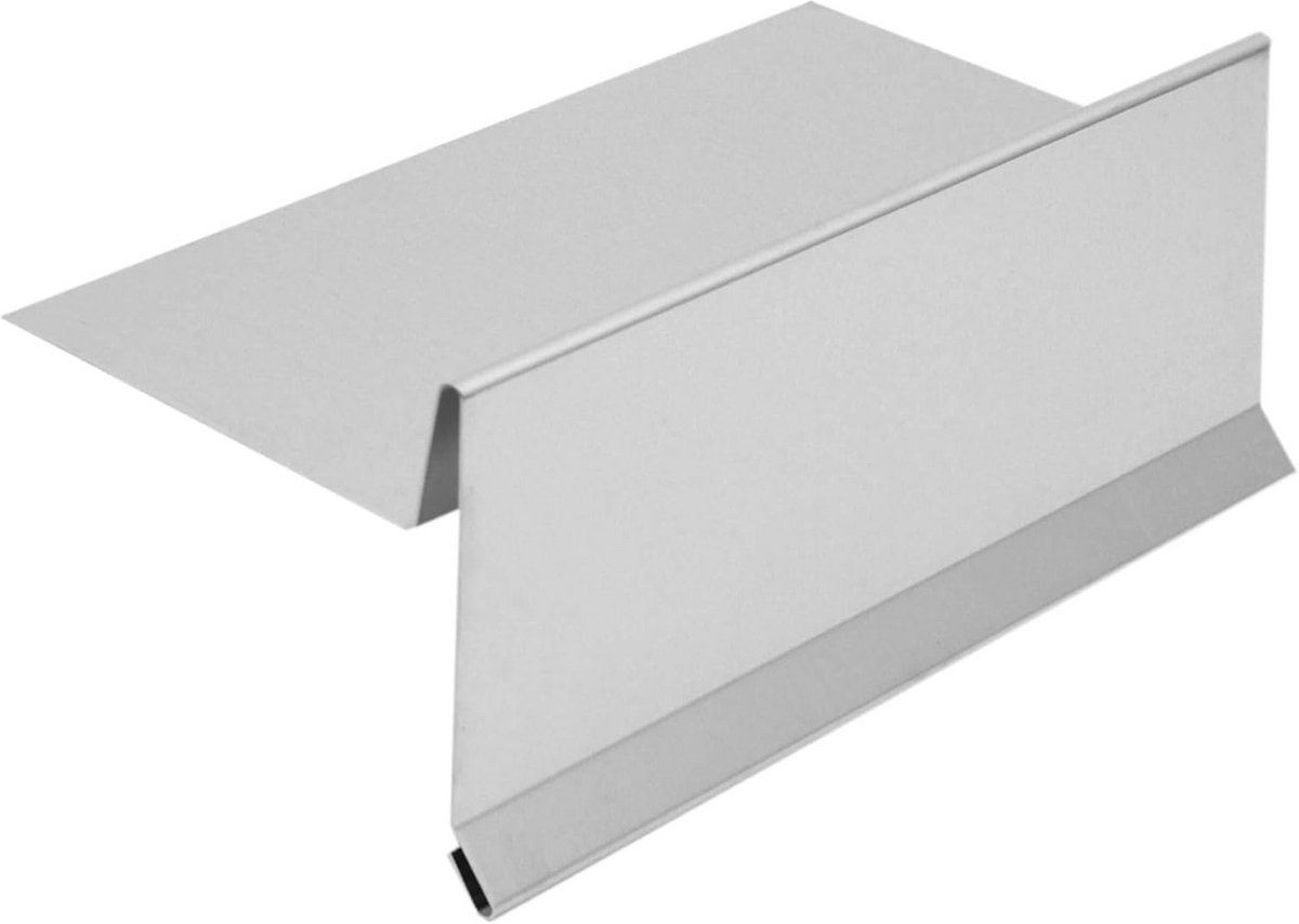 Aluminium Plaatsplaat zonder Waterplooi 200cm voor Dakafvoer - Goottoebehoren