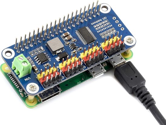 16-Kanaals PWM Servo Driver PCA9685 HAT voor Raspberry Pi I2C Interface ...