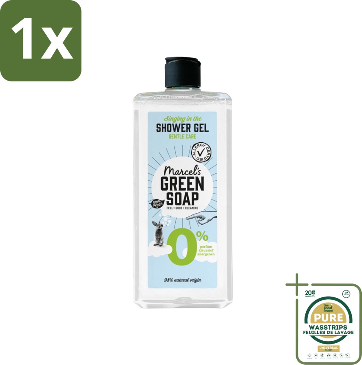 1 x Marcel’s Green Soap – Douchegel – 0% Parfum en Kleurstof – 300 ml- Koffiezetapparaat