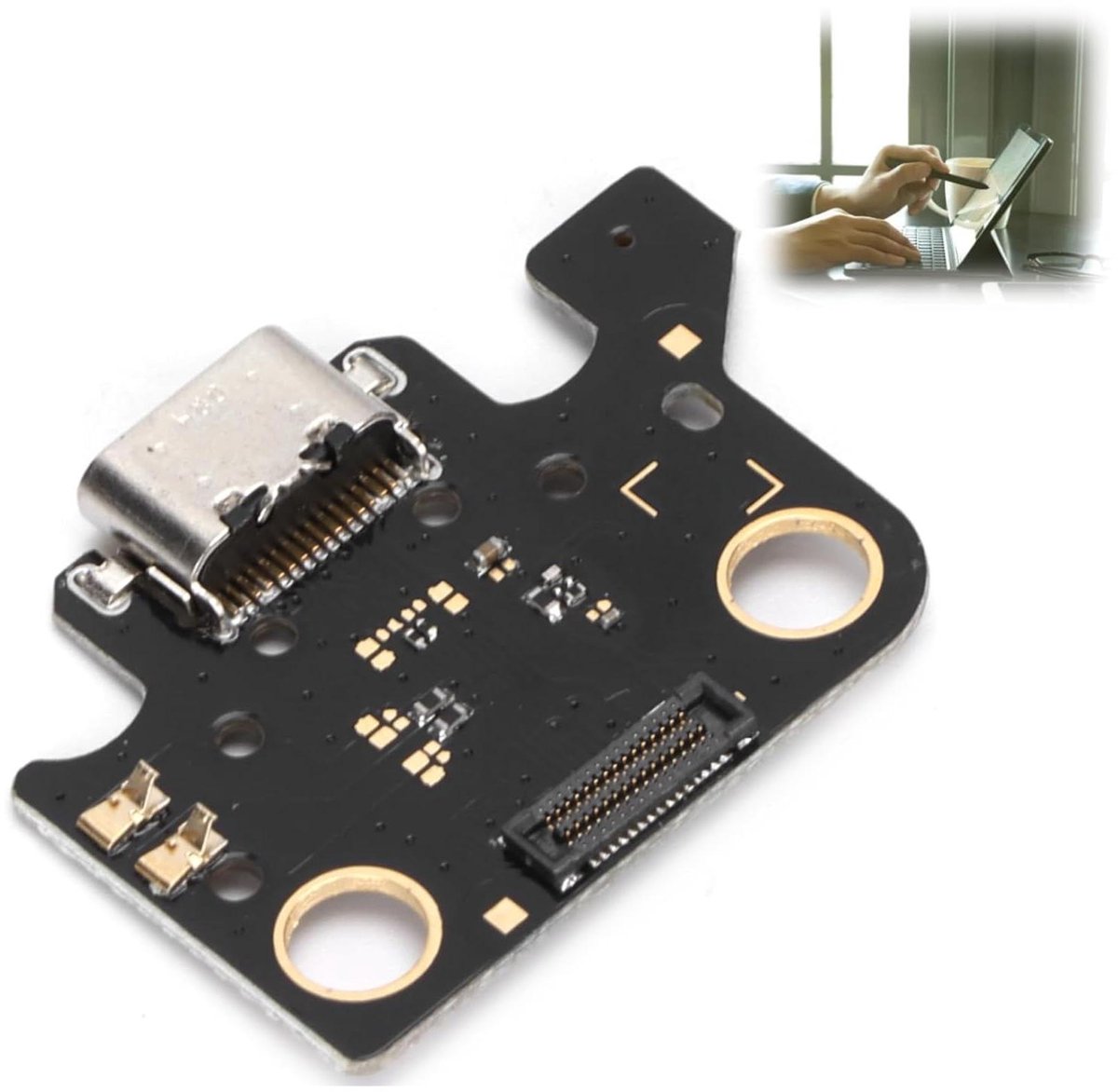Allecta - Laadpoort Flex Kabel Vervanging voor Tab A7 10.4 inch SM-T500 T505 - Reparatie Onderdelen met Snelle Installatie