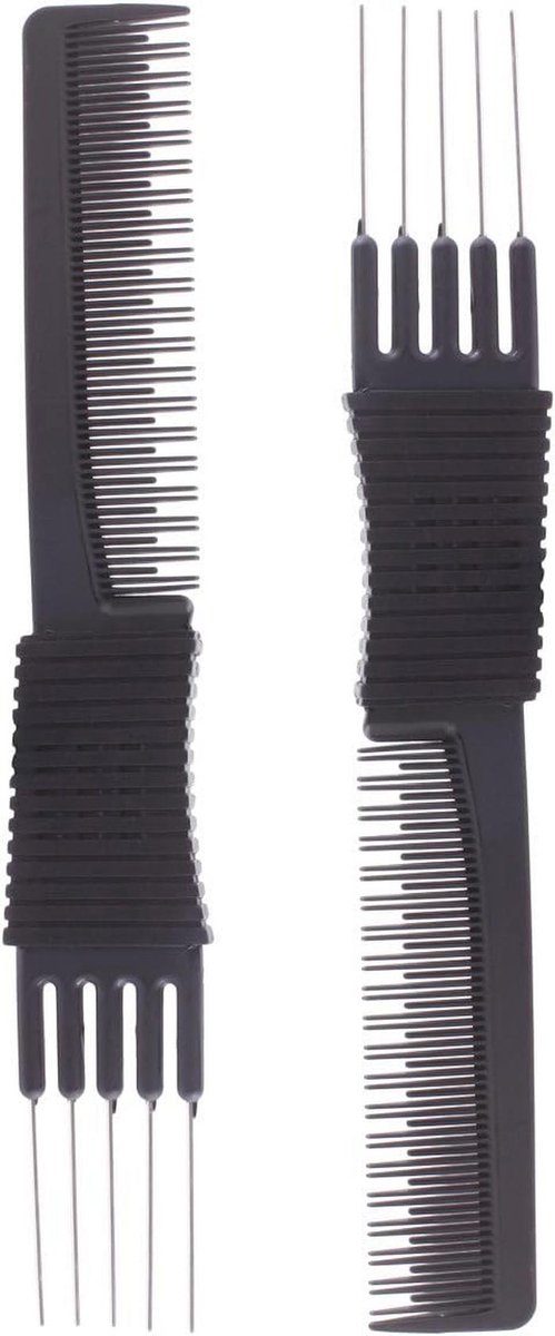 Professionele Haarsalon Toupeerkammen - Zwarte Carbon Kammen