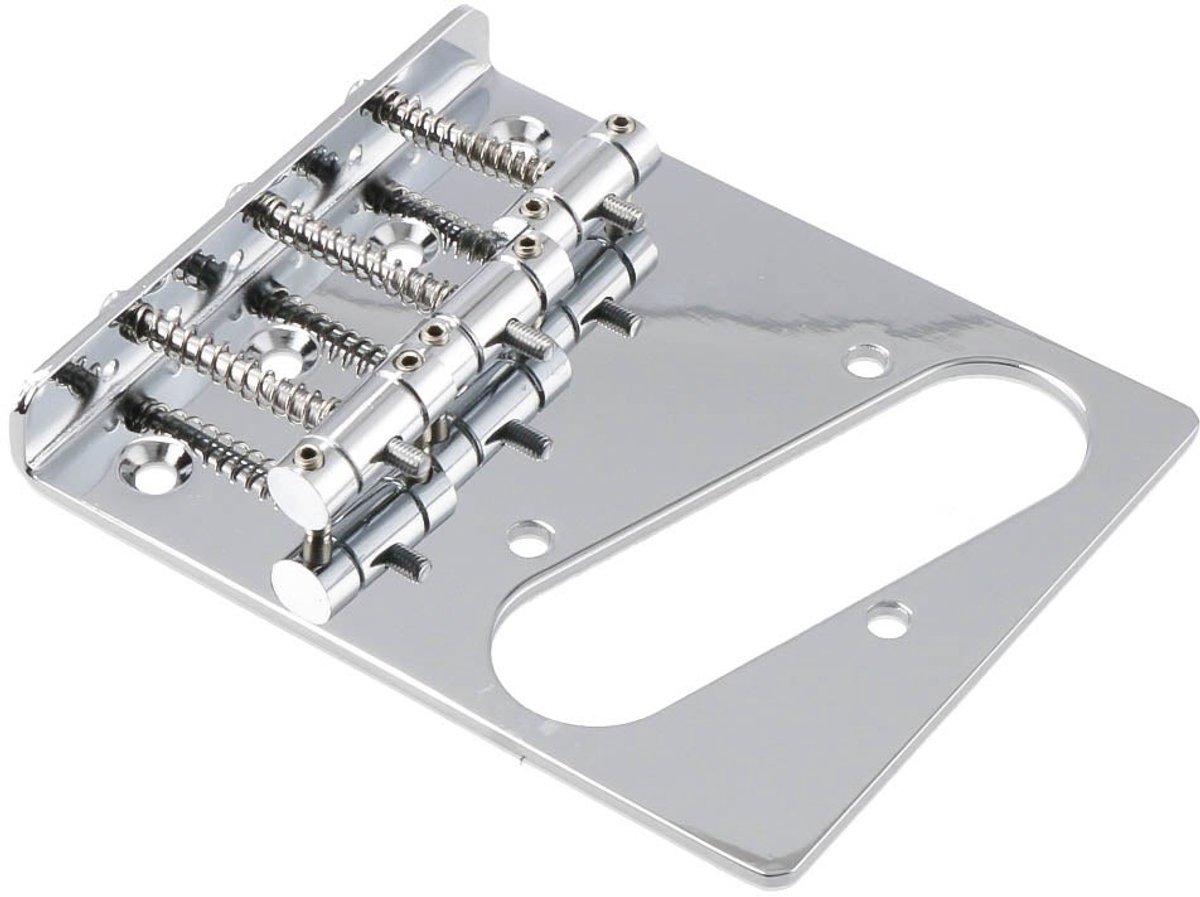 Brug voor TE-stijl gitaar chrome Fazley 10606