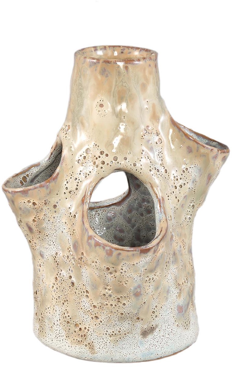 PTMD Vaas Marshali - Beige - 14x13.5x18cm