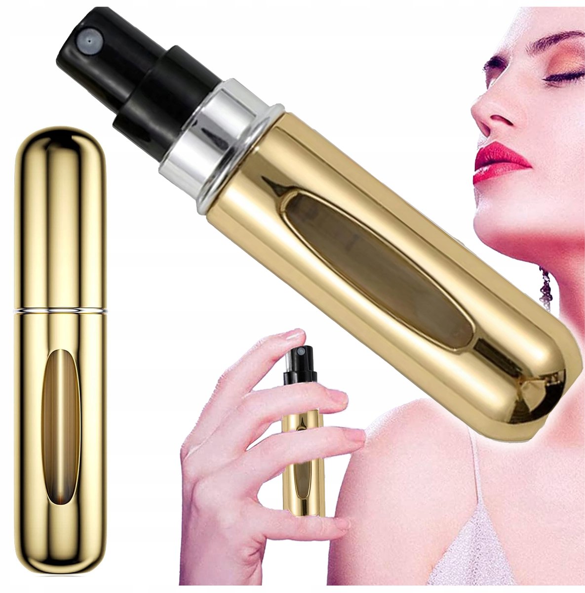 Gouden Reisverstuiver 6ml - Compacte Parfumflesje voor Onderweg