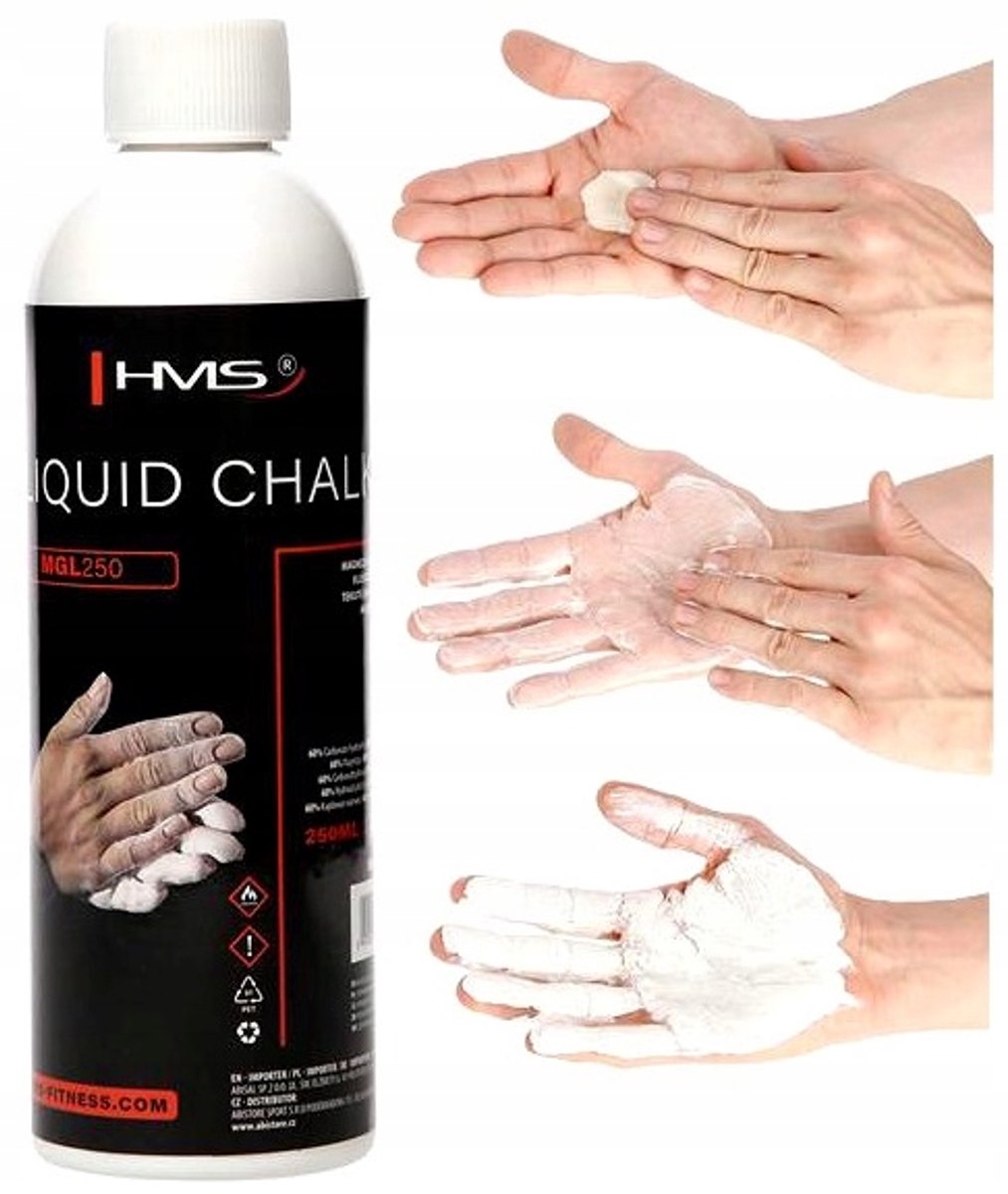 HMS MGL250 Vloeibaar magnesium 250 ml - Verbeterde grip