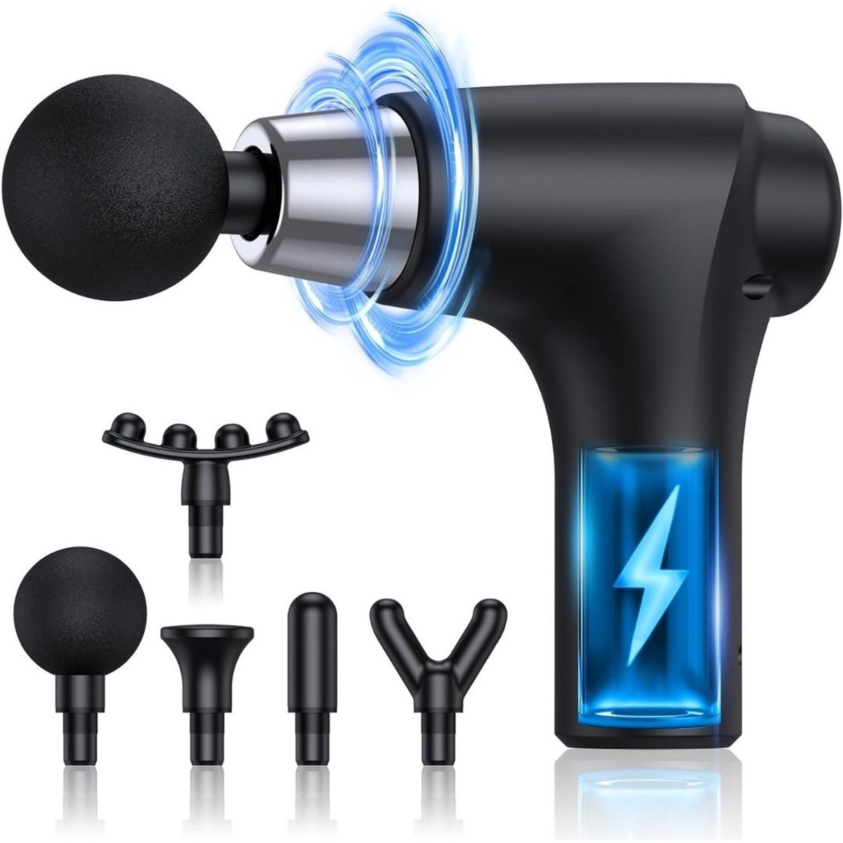 White-Label® Massage Gun Professioneel - Massage Apparaat - Theragun - Zwart