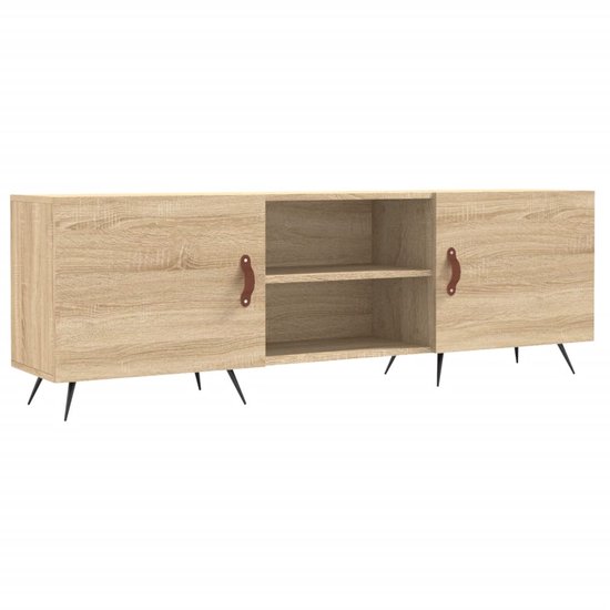 vidaXL TV 150 x 30 x 50 cm Bois traité Chêne Sonoma