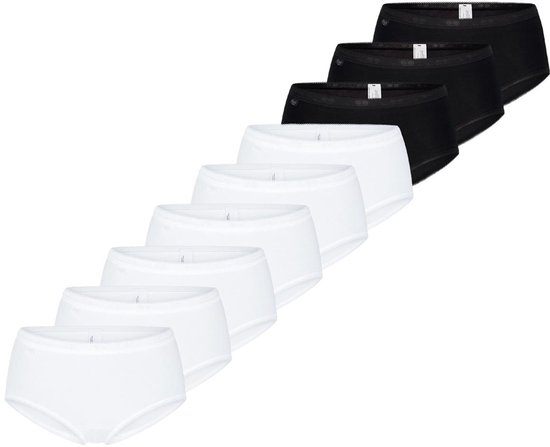 sloggi Dames midi slip 9 pack Basic+ | bol