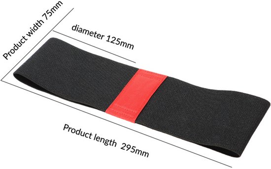 Golfband voor het corrigeren van de handbeweging, elastische swingband, houdingcorrectie, zeer elastisch, zwart. — afbeelding 3