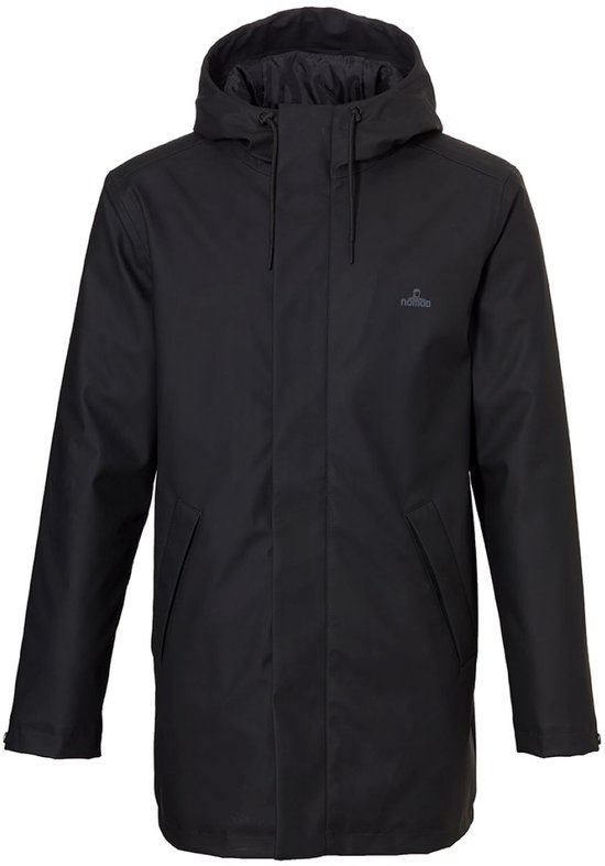 NOMAD® Urban Parka Heren | L | Zwart | Gewatteerde Jas | Waterdicht 20.000 mm | Kwalitatieve Tussenjas / Regenjas met Capuchon