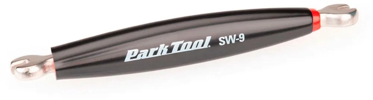 Park Tool Sw-9 Double-ended Key Spaaksleutel Zwart 3.23/3.45 mm