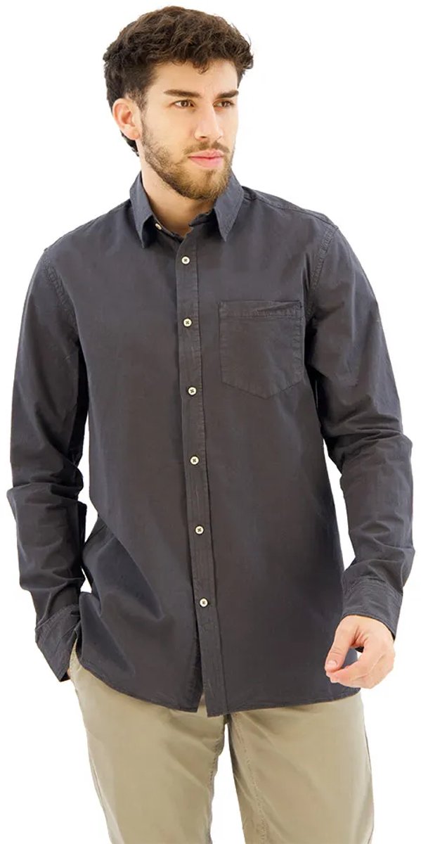 Ecoalf Ernesto Overhemd Met Lange Mouwen Grijs XL Man