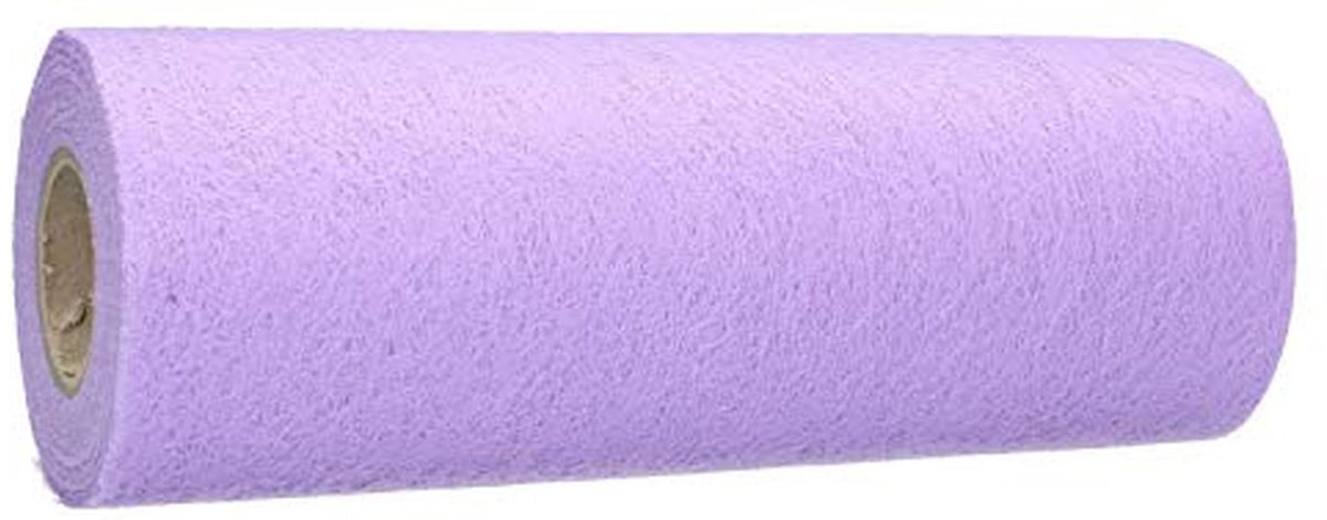 Vlies Tafelloper voor Feesten - 30cm x 25m (Lila)