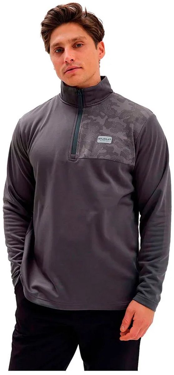 Stuburt Active Tech Half Rits Trui Grijs 2XL Man