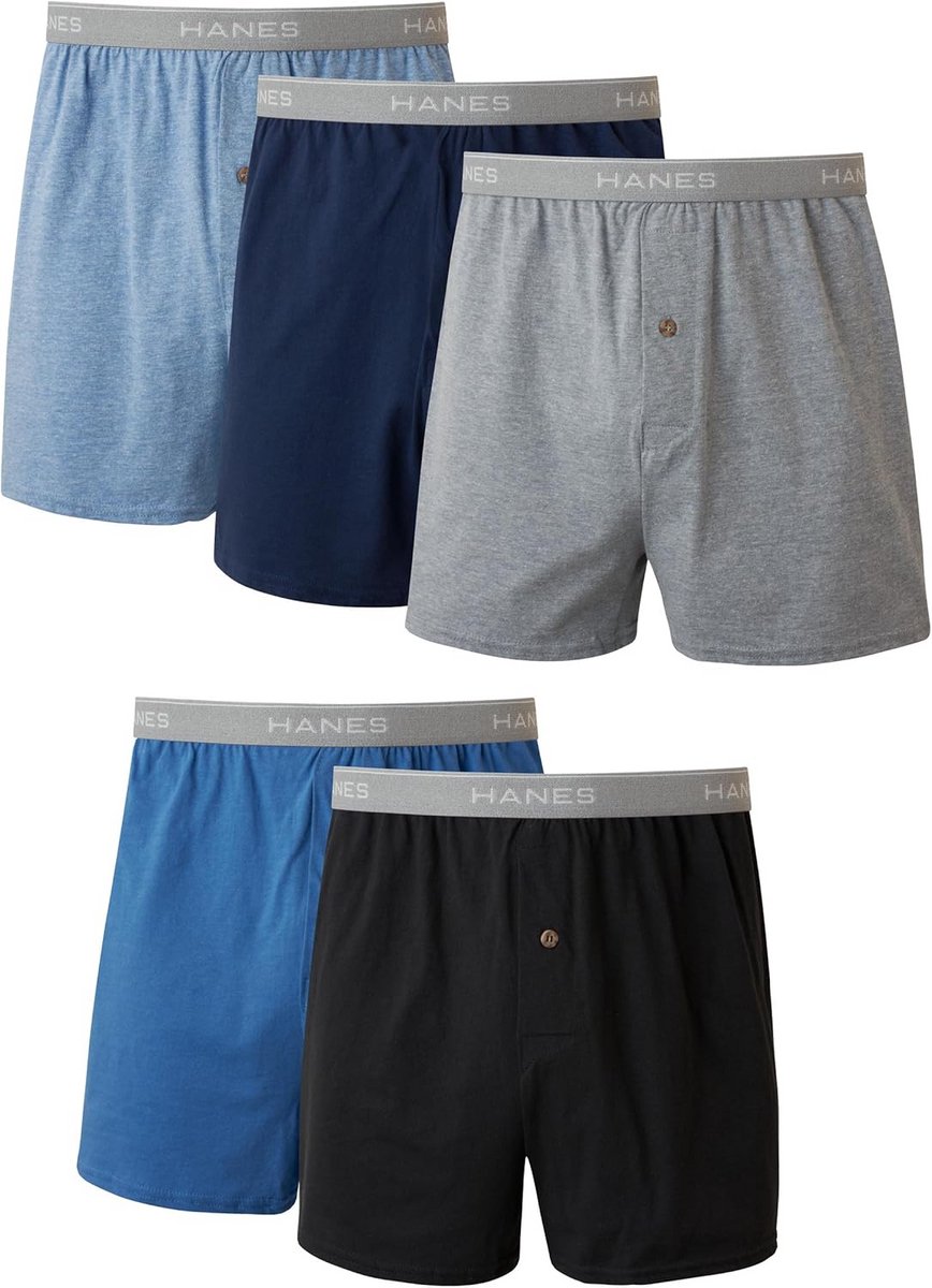 Comfortabele Katoenen Boxers voor Heren - 5-Pack