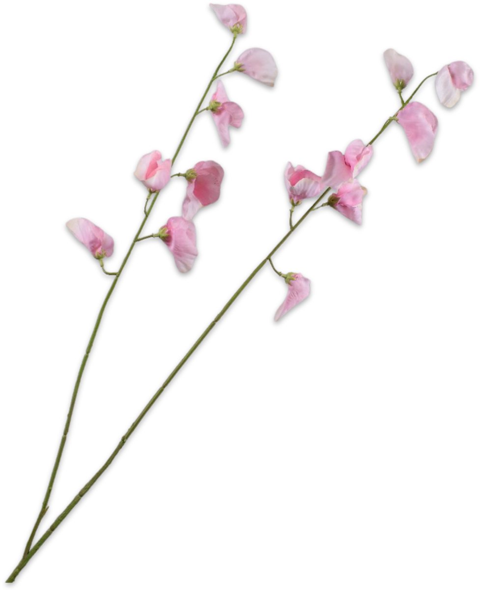 Silk-ka Kunstbloem - wit - H89 cm