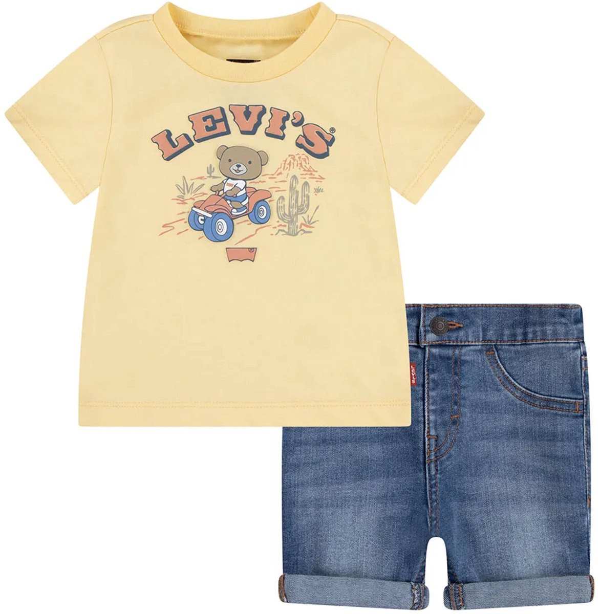 Levi´s ® Kids Four Wheeler Set 9 Months Jongens Meisjes Geel