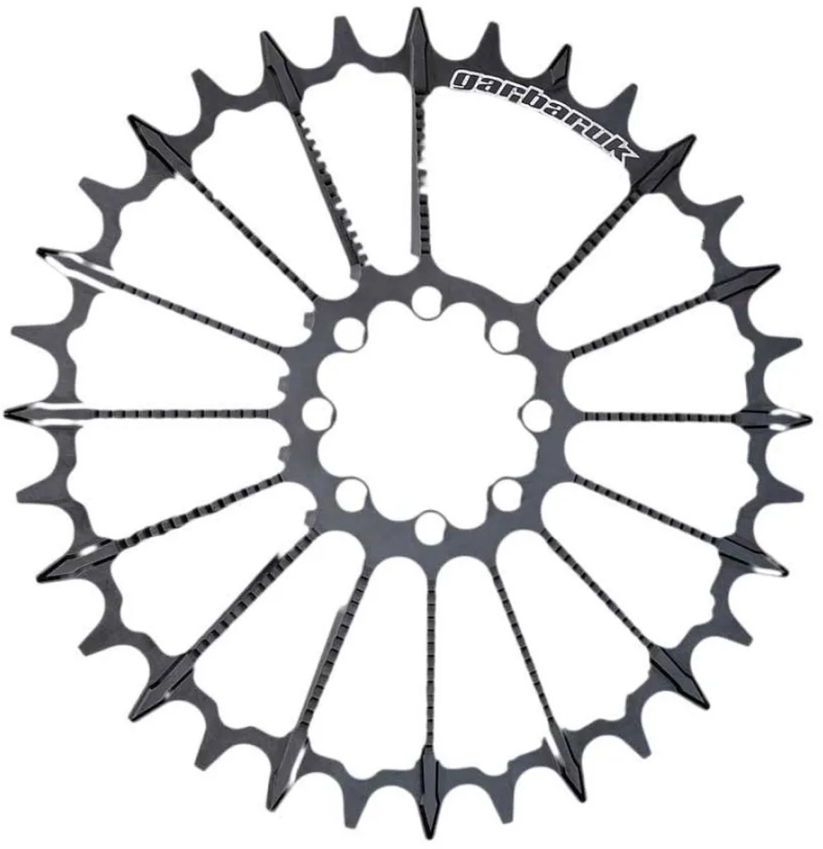 Garbaruk Dm Mtb Sram 8-bolt Boost Ovaal Kettingblad Zilver 34t