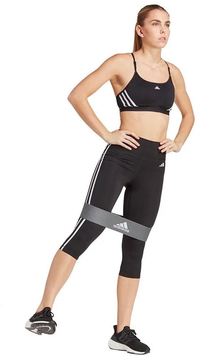 Adidas Performance Train Essentials 3-Stripes High-Waisted 3/4 Legging - Dames - Zwart — afbeelding 3
