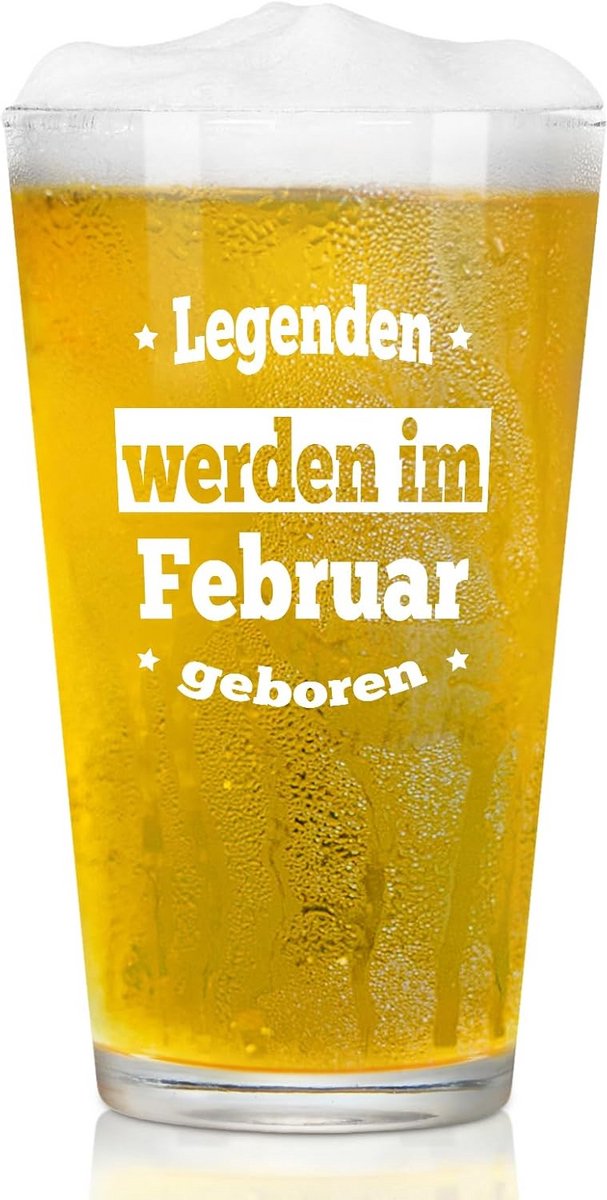 Grappig Bierglas - Ideaal Verjaardagscadeau voor Mannen