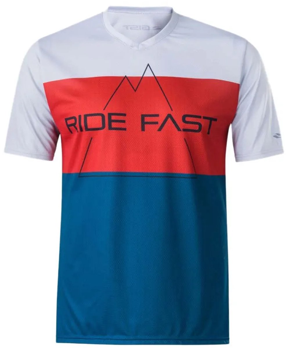 Gist Ride Fast Hills T-shirt Met Korte Mouwen Man Blauw