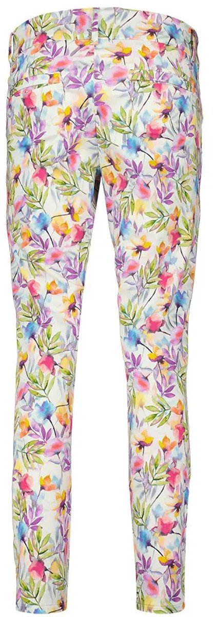 Alberto Lucy-cr Summer Flowers Wr Broek Veelkleurig 36 Vrouw van Merkloos — afbeelding 3