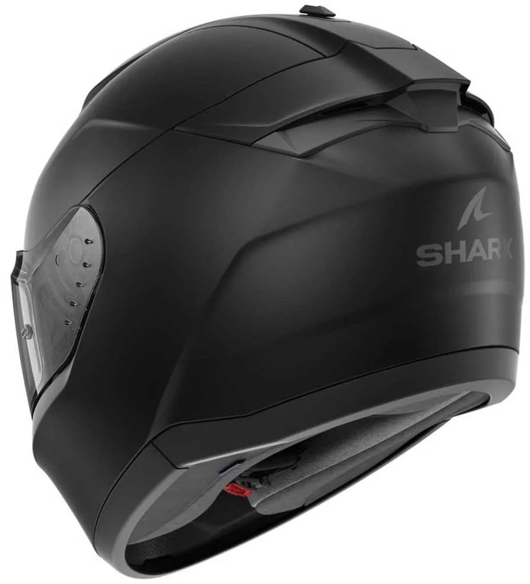 Shark - RIDILL 2 BLANK Mat Black Mat - Maat S - Integraal helm - Scooter helm - Motorhelm - Zwart - Scooterhelmen mannen en vrouwen. – foto 4
