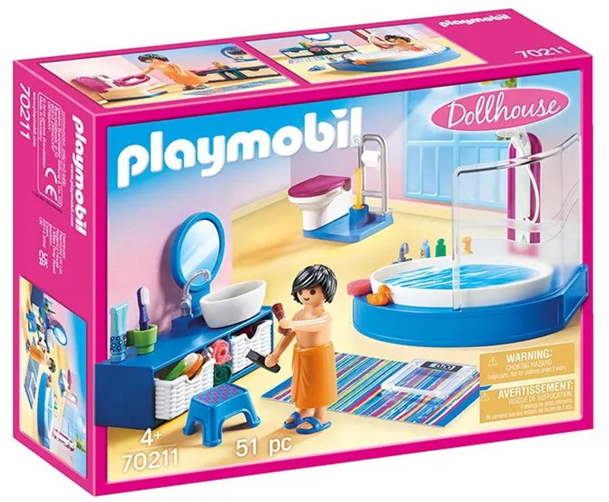 PLAYMOBIL Dollhouse Badkamer met ligbad - 70211 — afbeelding 15