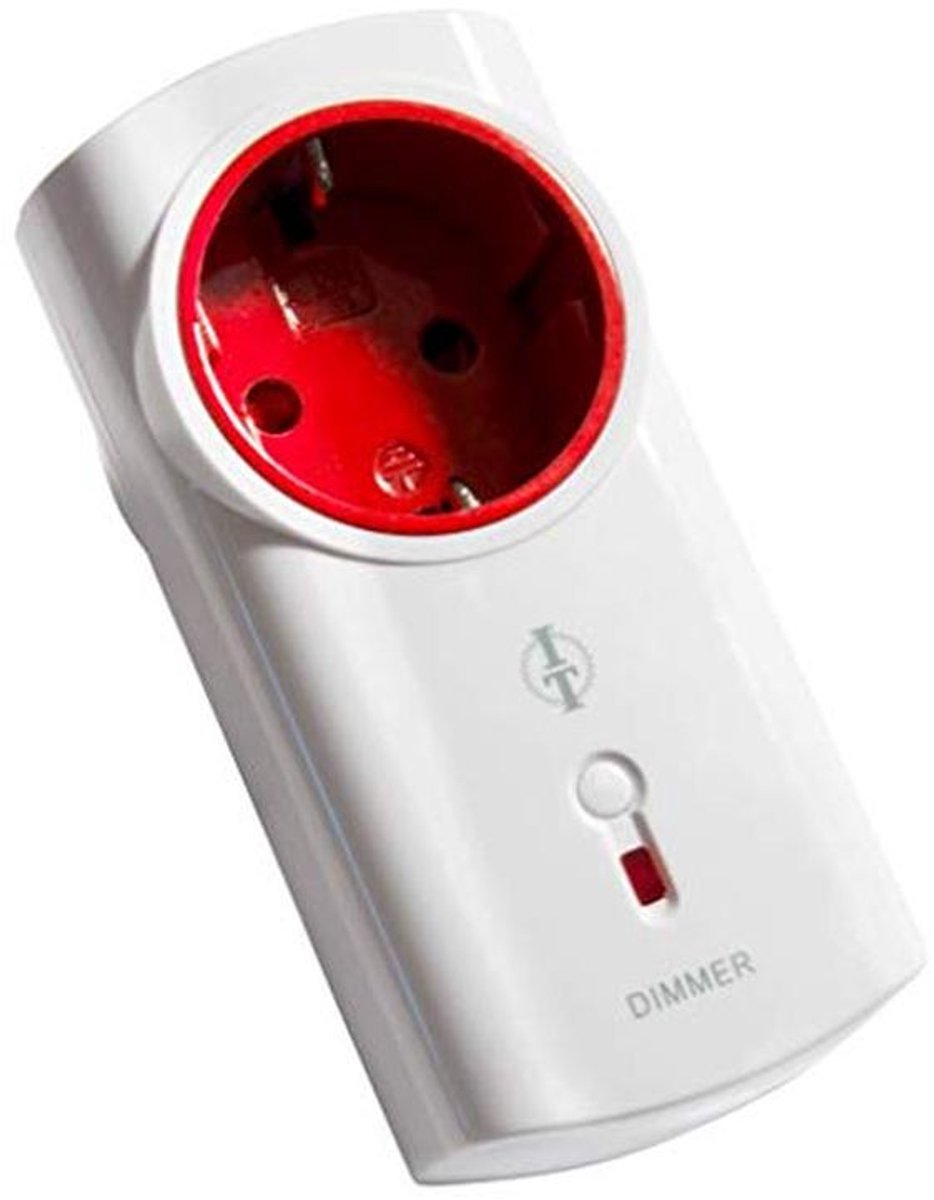 Draadloze dimmer tussenstekker voor dimbare lampen 3-200W