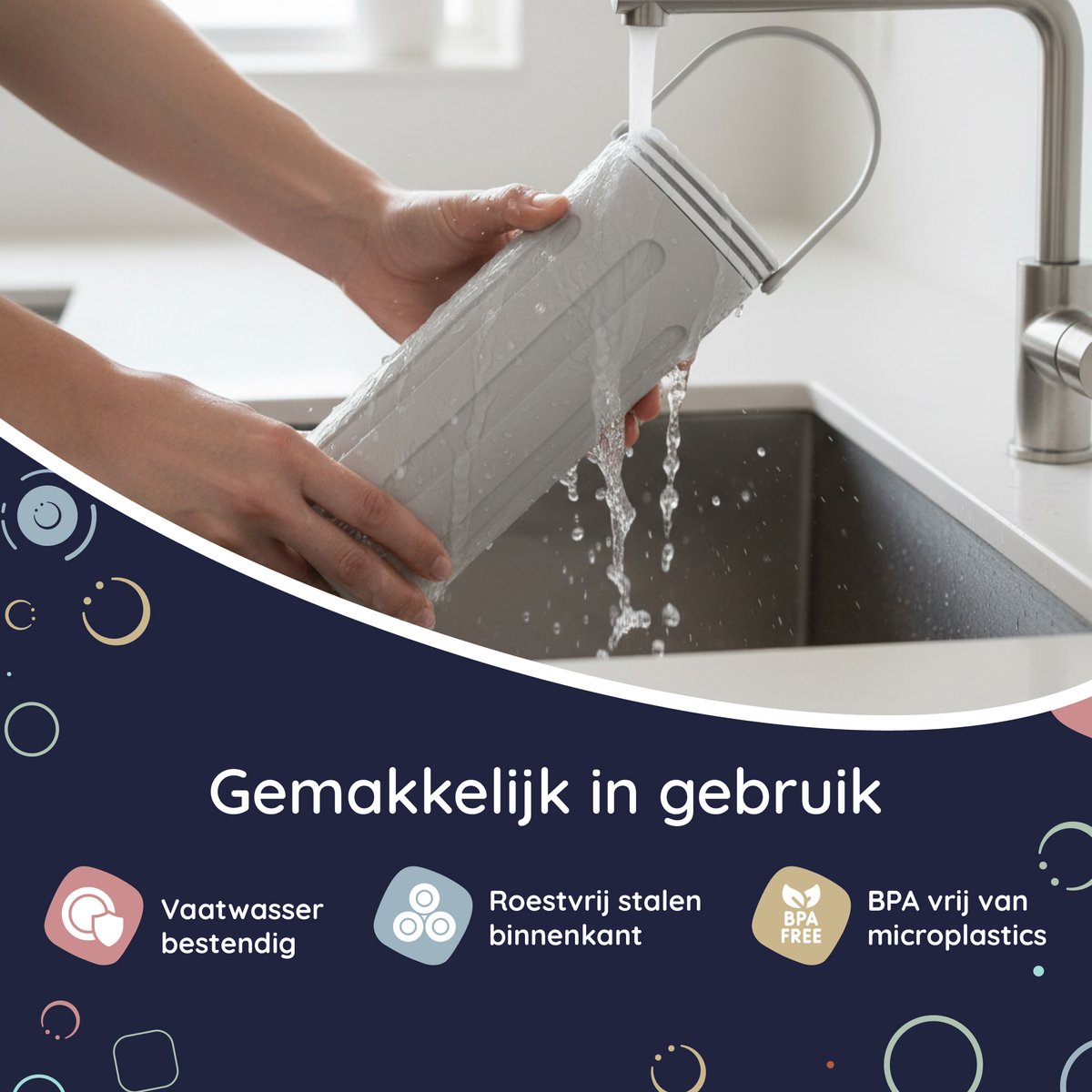 Numsy MilkPod Melkkoeler - RVS, 24u koeling, incl. 2x350ml thumbnail 3